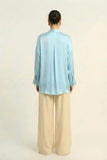 Tropical Breeze Blue Loop Blouse