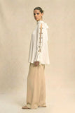 Ivory White Halter Neck Blouse