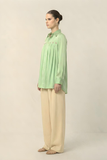 Ash Green Gather Shirt