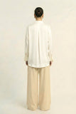 Ivory White Loop Blouse