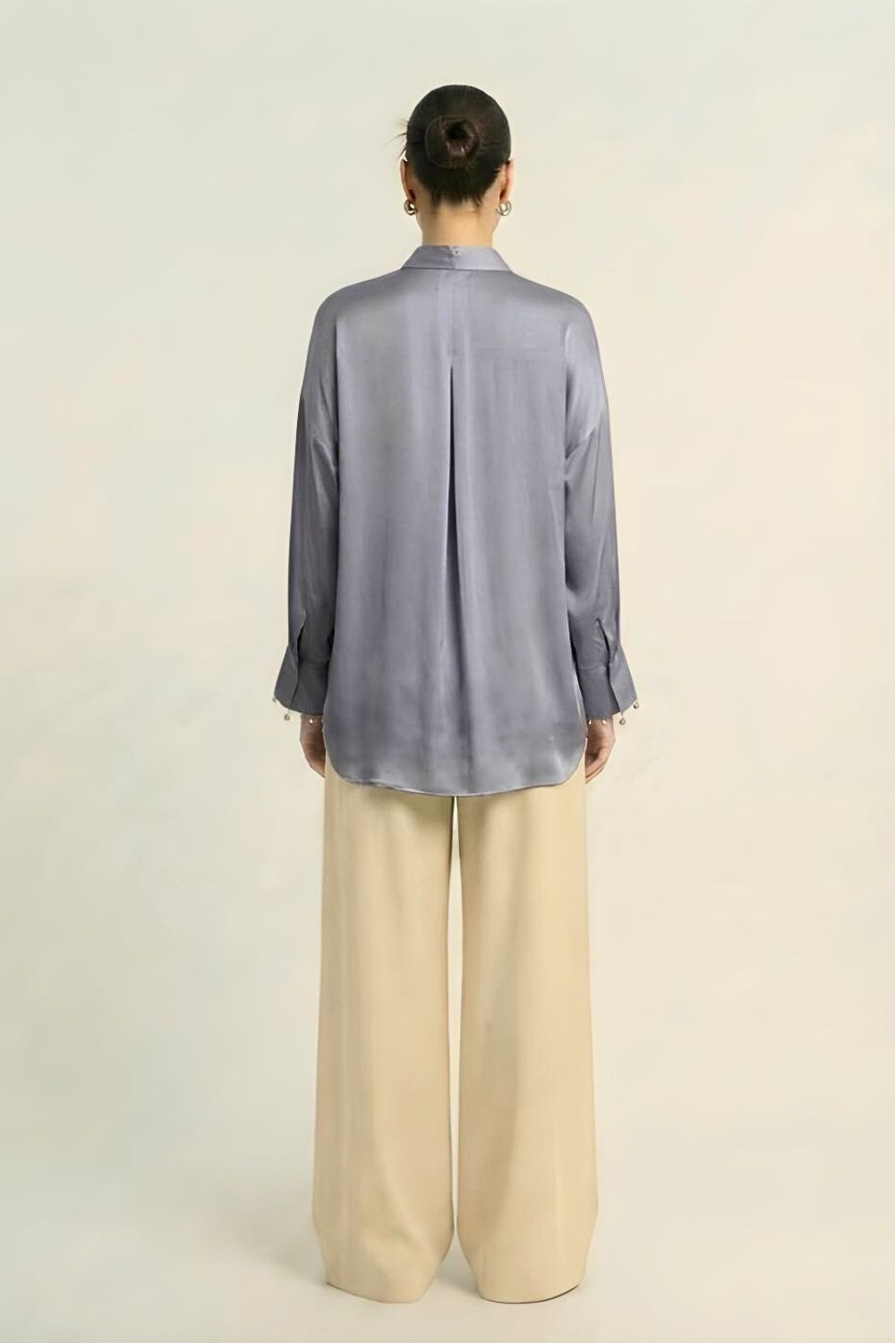 Steel Grey Loop Blouse