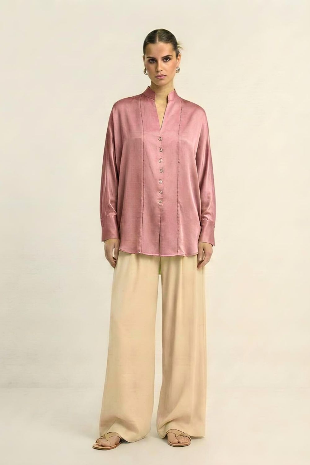 Brick Red Kaftan Blouse