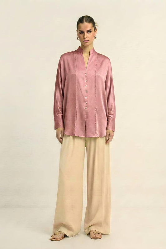 Brick Red Kaftan Blouse