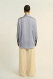 Steel Grey Kaftan Blouse