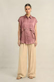 Brick Red Coin Flap Shirt
