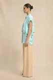 Tropical Breeze Blue Coin Flap Shirt