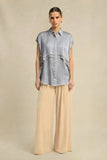 Steel Grey Coin Flap Shirt