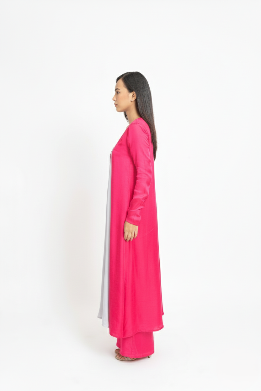 Fucshia Grey Set