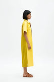 Mango Yellow-Tuscan Red Shirt Dress
