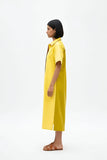 Mango Yellow-Tuscan Red Shirt Dress