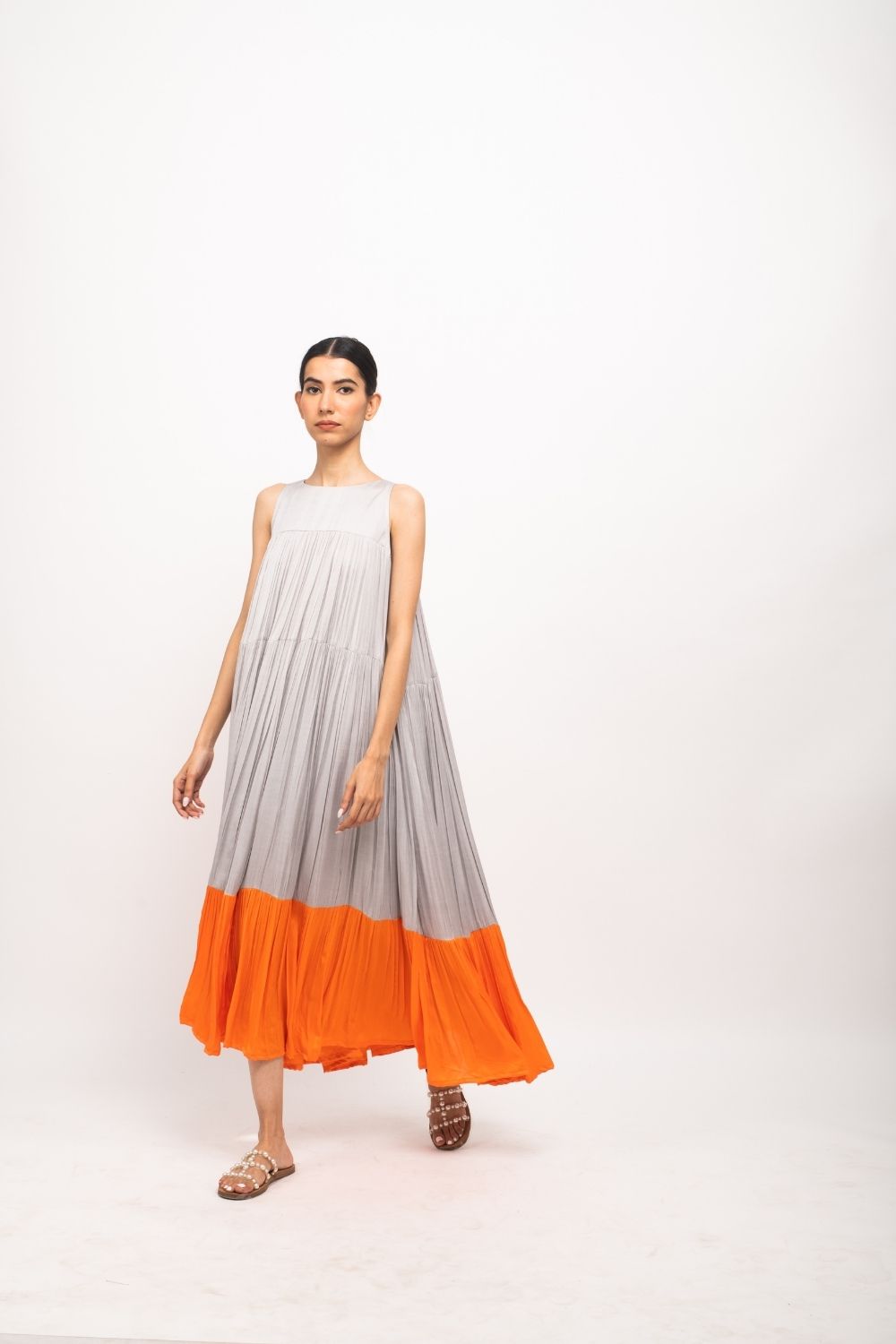 grey and orange dress Buy READIPRINT FASHIONS Grey & Orange Unstitched Dress Material for Women Online @ Tata CLiQ