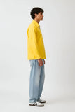Ivory-Mango Yellow Zip Shirt