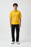 Mango Yellow-Tuscan Red Stripe Shirt